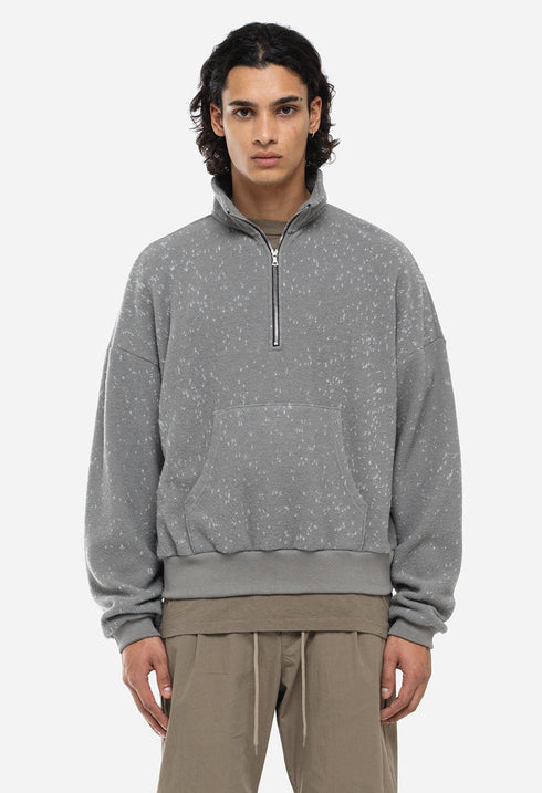 JOHN ELLIOTT SPEC WOOL 1/2 ZIP PULLOVER Mens Apparel - MENS