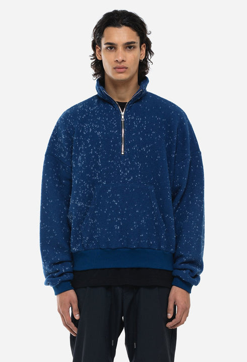 JOHN ELLIOTT SPEC WOOL 1/2 ZIP PULLOVER Mens Apparel - MENS