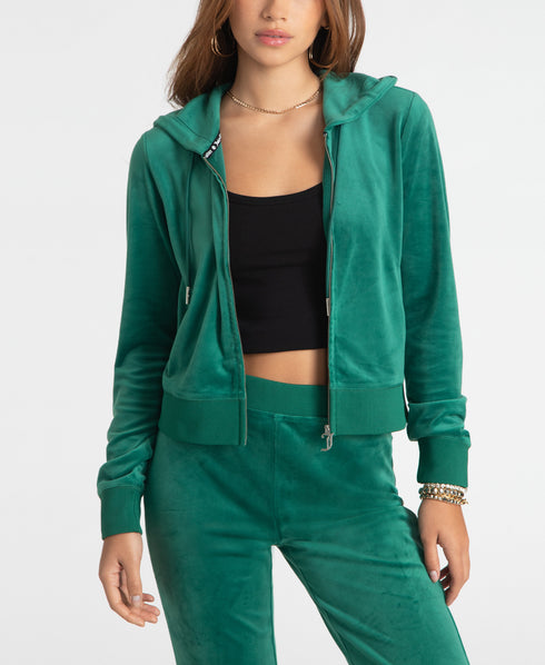 JUICY COUTURE CLASSIC HOODIE Womens Apparel - WOMENS APPAREL