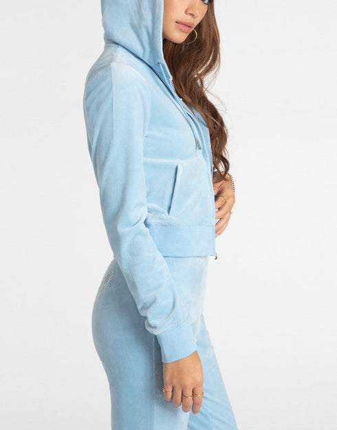 JUICY COUTURE CLASSIC HOODIE Womens Apparel - WOMENS APPAREL