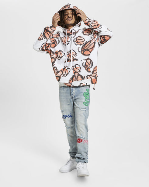 KSUBI BBALL BIGGIE HOODIE Mens Apparel - MENS APPAREL