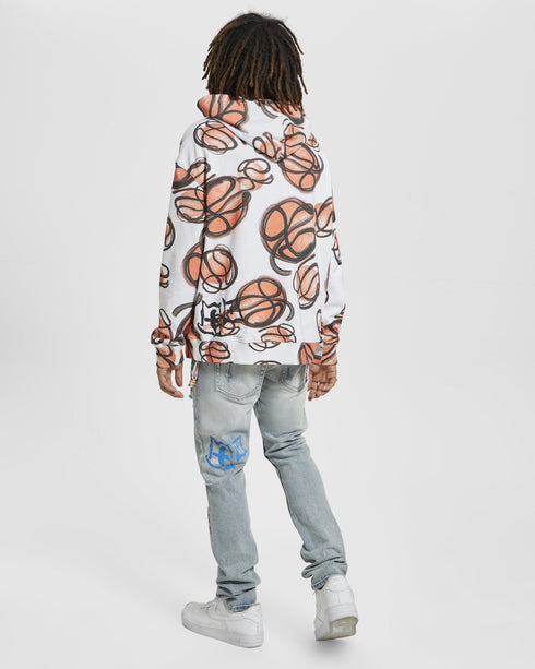 KSUBI BBALL BIGGIE HOODIE Mens Apparel - MENS APPAREL