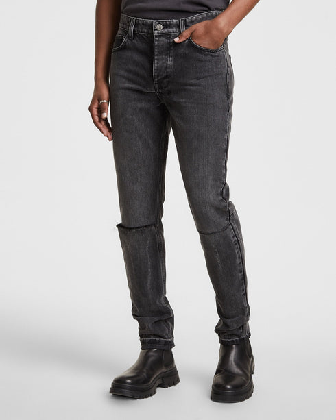 KSUBI CHITCH ASPHALT TRASHED Mens Apparel - MENS APPAREL