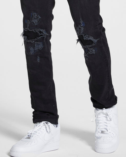 KSUBI CHITCH BLU BOTTLE TRASHED Mens Apparel - Mens Apparel