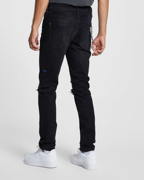 KSUBI CHITCH BLU BOTTLE TRASHED Mens Apparel - Mens Apparel