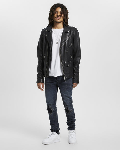 KSUBI CHITCH BLUE KOLLA SLASHED Mens Apparel - MENS APPAREL