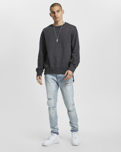 KSUBI CHITCH PUNK BLUE TRASHED Mens Apparel - MENS APPAREL