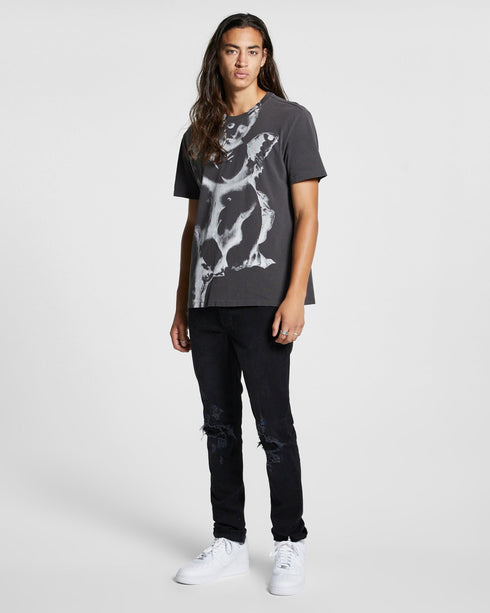 KSUBI HIGH LOVERS KASH SS TEE FADED Mens Apparel - MENS
