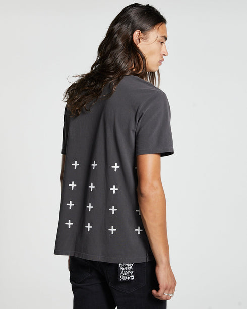 KSUBI HIGH LOVERS KASH SS TEE FADED Mens Apparel - MENS