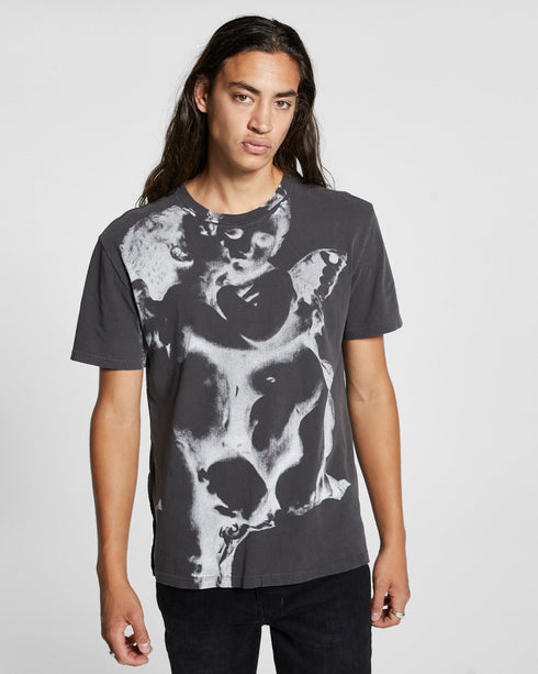 KSUBI HIGH LOVERS KASH SS TEE FADED Mens Apparel - MENS