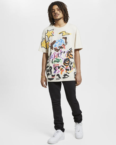 KSUBI JUMP BIGGIE SS TEE ECRU Mens Apparel - MENS APPAREL