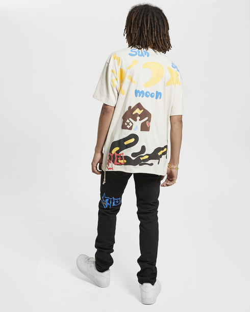 KSUBI JUMP BIGGIE SS TEE ECRU Mens Apparel - MENS APPAREL
