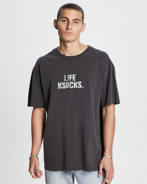 KSUBI KSUCKS BIGGIE SS TEE Mens Apparel - MENS APPAREL