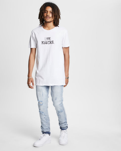 KSUBI KSUCKS SEEING LINES SS TEE Mens Apparel - Mens Apparel