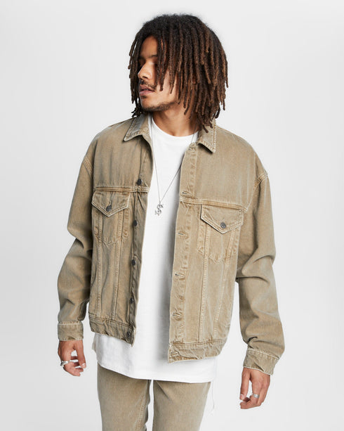 KSUBI OH.G JACKET KHAKI KUSH Mens Apparel - MENS APPAREL