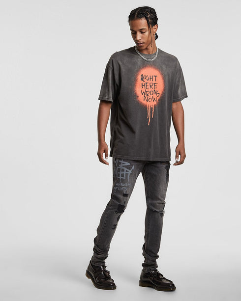 KSUBI RIGHT HERE SS BIGGIE TEE Mens Apparel - MENS APPAREL
