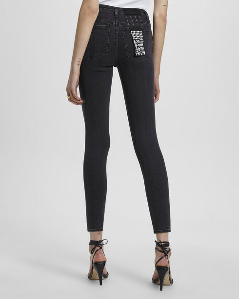 KSUBI SPRAY ON HELL CAT RIPPED Womens Apparel - WOMENS