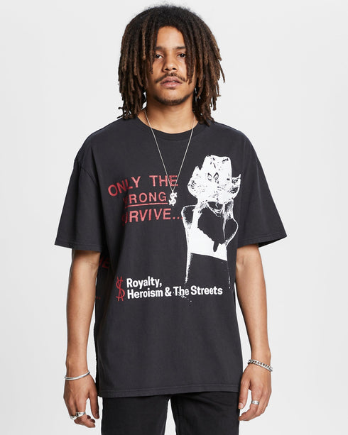 KSUBI SURVIVE BIGGIE SS TEE Mens Apparel - Mens Apparel