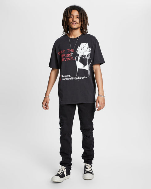 KSUBI SURVIVE BIGGIE SS TEE Mens Apparel - Mens Apparel