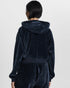 KSUBI VELOUR ZIP UP HOODIE Womens Apparel - Womens Apparel