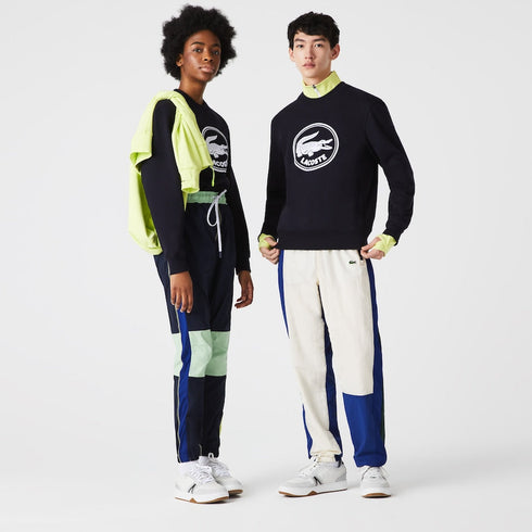 LACOSTE 3D Logo Organic Cotton Fleece Sweatshirt Mens