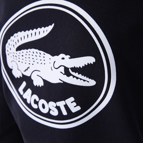 LACOSTE 3D Logo Organic Cotton Fleece Sweatshirt Mens