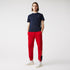 LACOSTE Branded Colorblock Fleece Jogging Pants Mens Apparel
