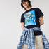 LACOSTE Crew Neck Landscape Print Cotton T-shirt Mens