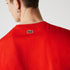 LACOSTE Crew Neck Oversized Lacoste Club Badge Cotton