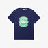 LACOSTE Crew Neck Oversized Lacoste Club Badge Cotton