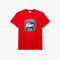 LACOSTE Crew Neck Oversized Lacoste Club Badge Cotton