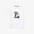 LACOSTE Crew Neck Pennants L Badge Cotton T-Shirt Mens
