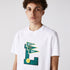 LACOSTE Crew Neck Pennants L Badge Cotton T-Shirt Mens