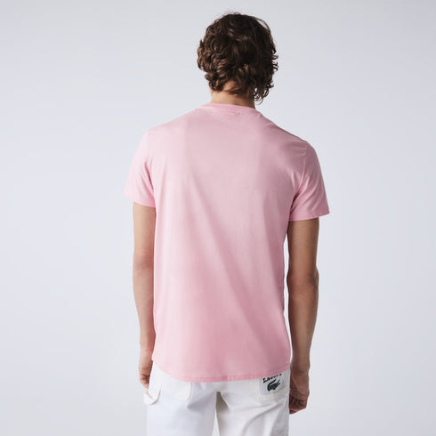 LACOSTE Crew Neck Pima Cotton Jersey T-shirt Mens Apparel -