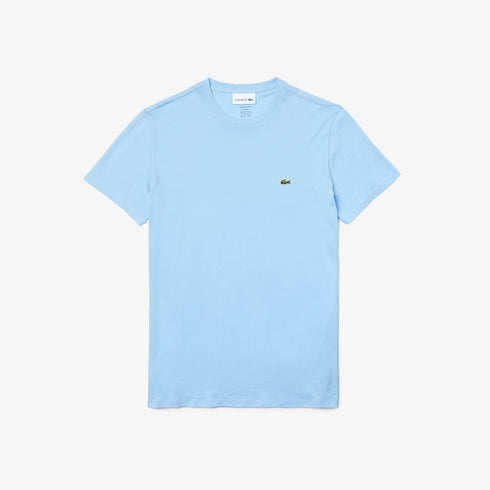 LACOSTE Crew Neck Pima Cotton Jersey T-shirt Mens Apparel -