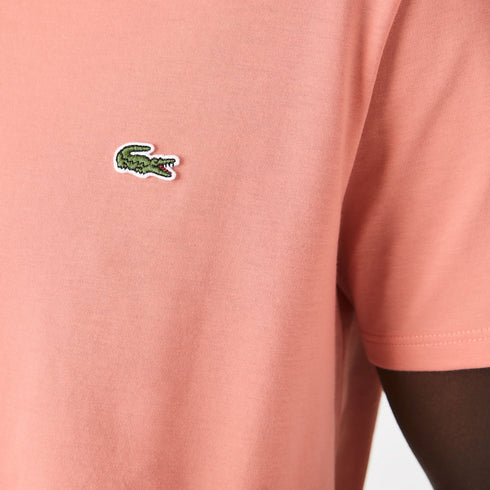 LACOSTE Crew Neck Pima Cotton Jersey T-shirt Mens Apparel -