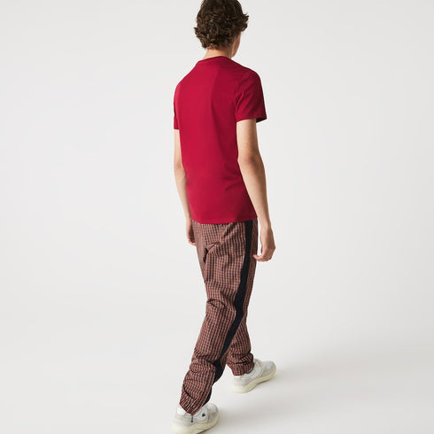 LACOSTE Crew Neck Pima Cotton Jersey T-shirt Mens Apparel -