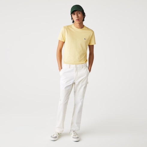 LACOSTE Crew Neck Pima Cotton Jersey T-shirt Mens Apparel -