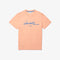 LACOSTE Crew Neck Print Lettering Cotton T-shirt Mens