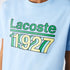 LACOSTE Crew Neck Vintage Printed Cotton T-shirt Mens