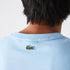 LACOSTE Crew Neck Vintage Printed Cotton T-shirt Mens