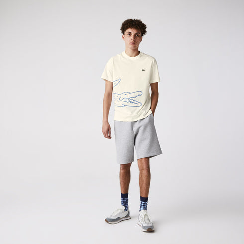LACOSTE Crocodile Print T-shirt Mens Apparel - MENS APPAREL