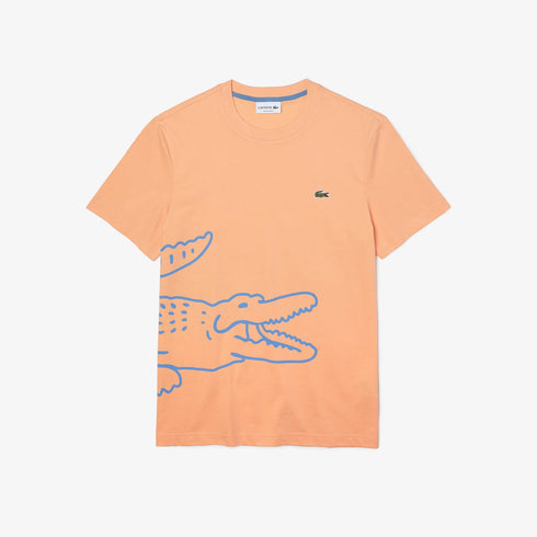 LACOSTE Crocodile Print T-shirt Mens Apparel - MENS APPAREL