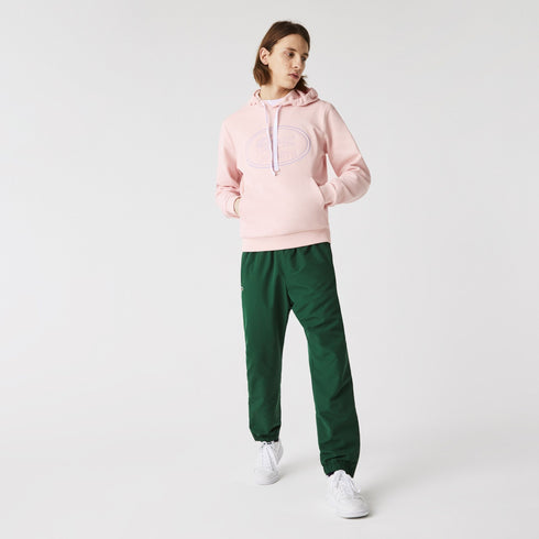 LACOSTE Embroidered Logo Piqué Fleece Hoodie Mens Apparel -