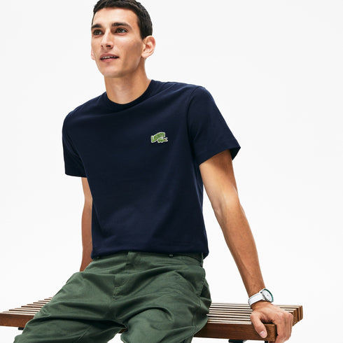 LACOSTE Embroidered Logo Regular Fit T-shirt Mens Apparel -