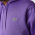 LACOSTE Hooded Colorblock Fleece Zip Sweatshirt Mens Apparel