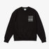 LACOSTE LIVE Loose Fit Crew Neck Print Fleece Sweatshirt