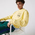 LACOSTE LIVE Loose Fit Crew Neck Print Fleece Sweatshirt
