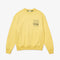 LACOSTE LIVE Loose Fit Crew Neck Print Fleece Sweatshirt