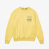 LACOSTE LIVE Loose Fit Crew Neck Print Fleece Sweatshirt